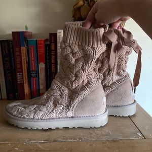 UGG KNITTED BOOTS